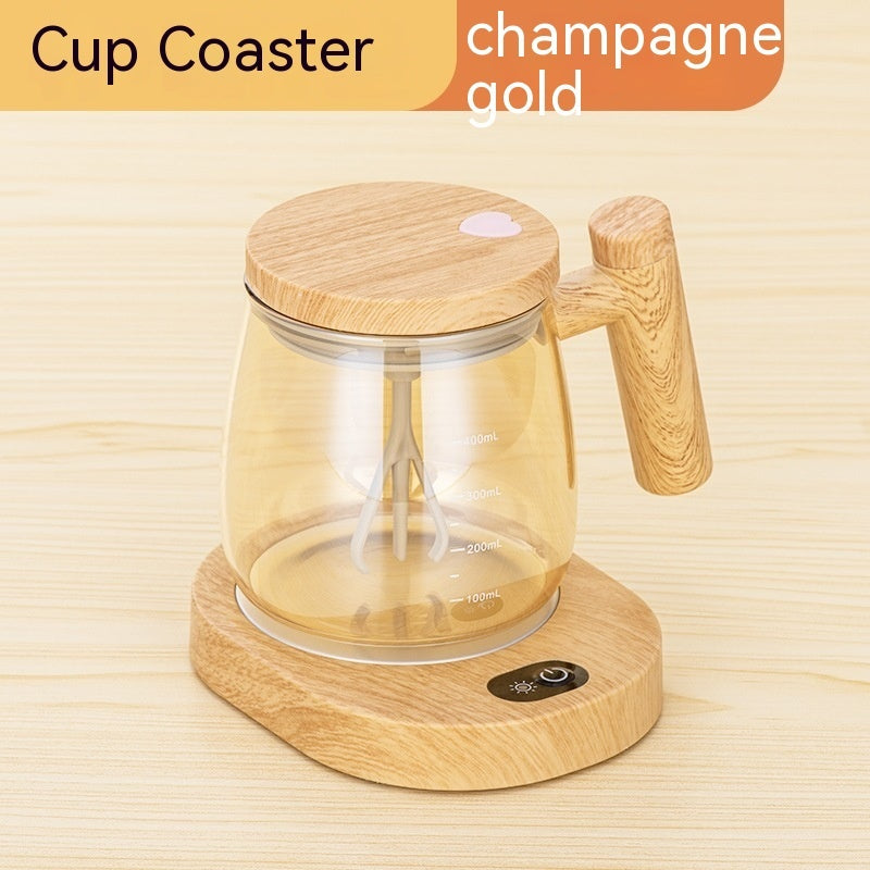 Electric Mixing Glass Coffee Mug