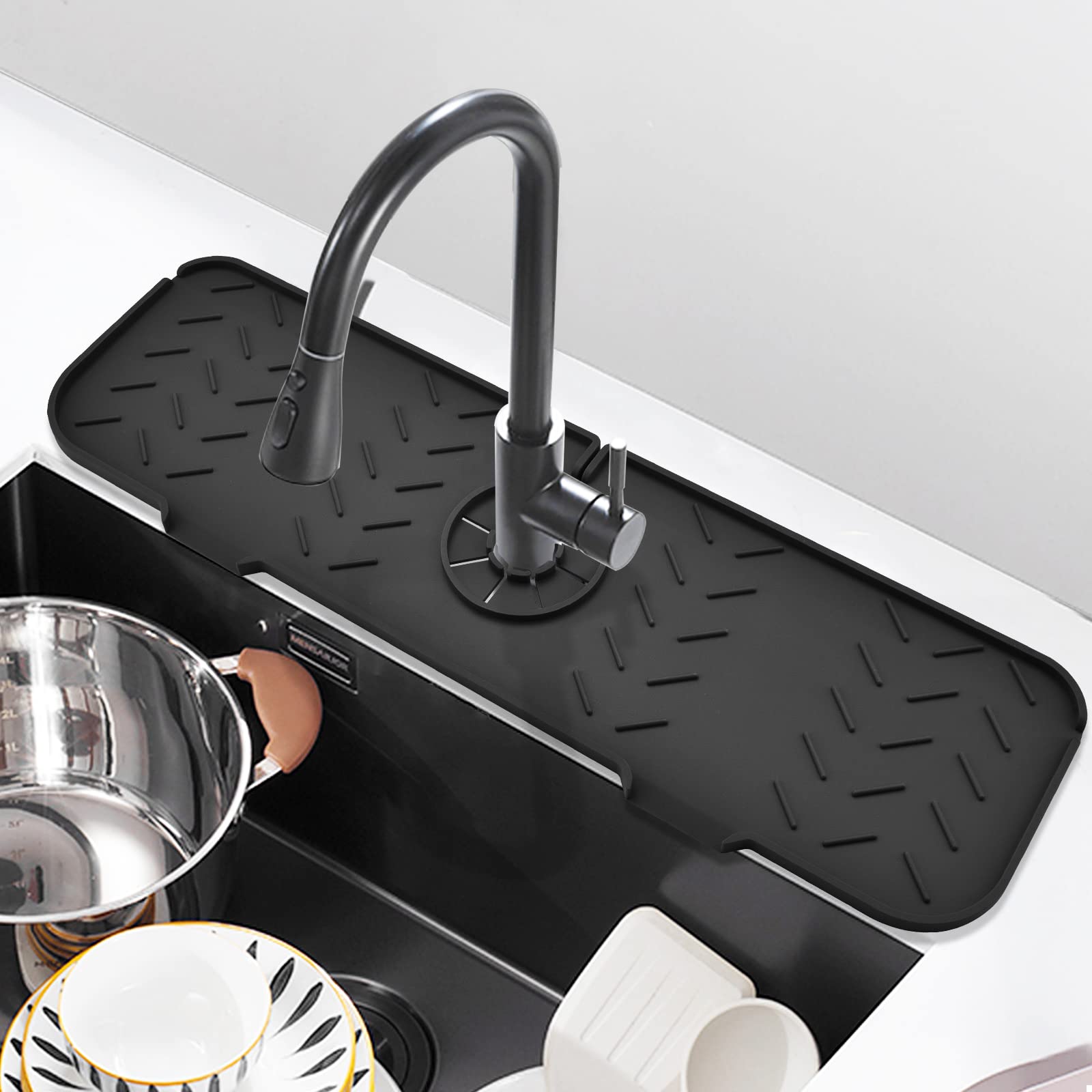 Splash Safe Silicone Faucet Mat