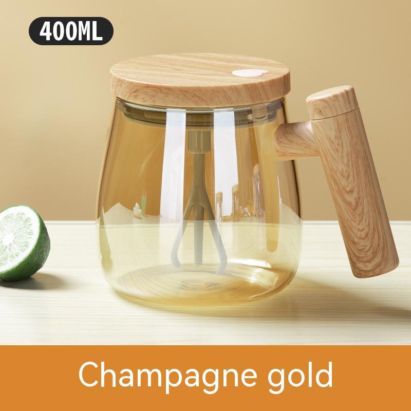 Electric Mixing Glass Coffee Mug