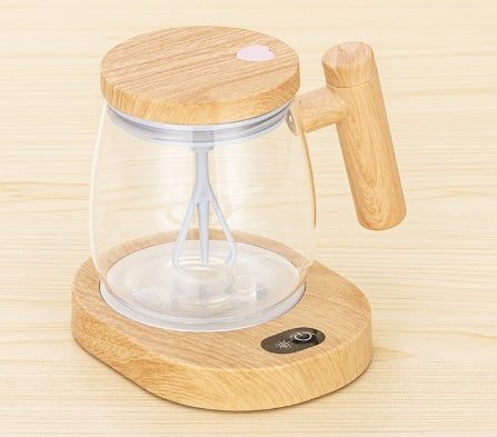 Electric Mixing Glass Coffee Mug