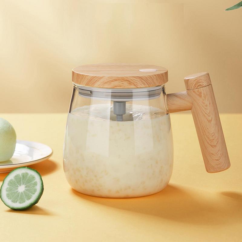 Electric Mixing Glass Coffee Mug