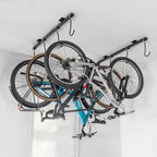 Teal Triangle Mounted Bike Rack