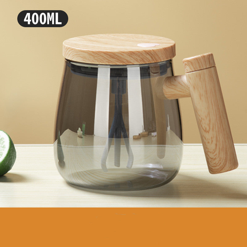 Electric Mixing Glass Coffee Mug