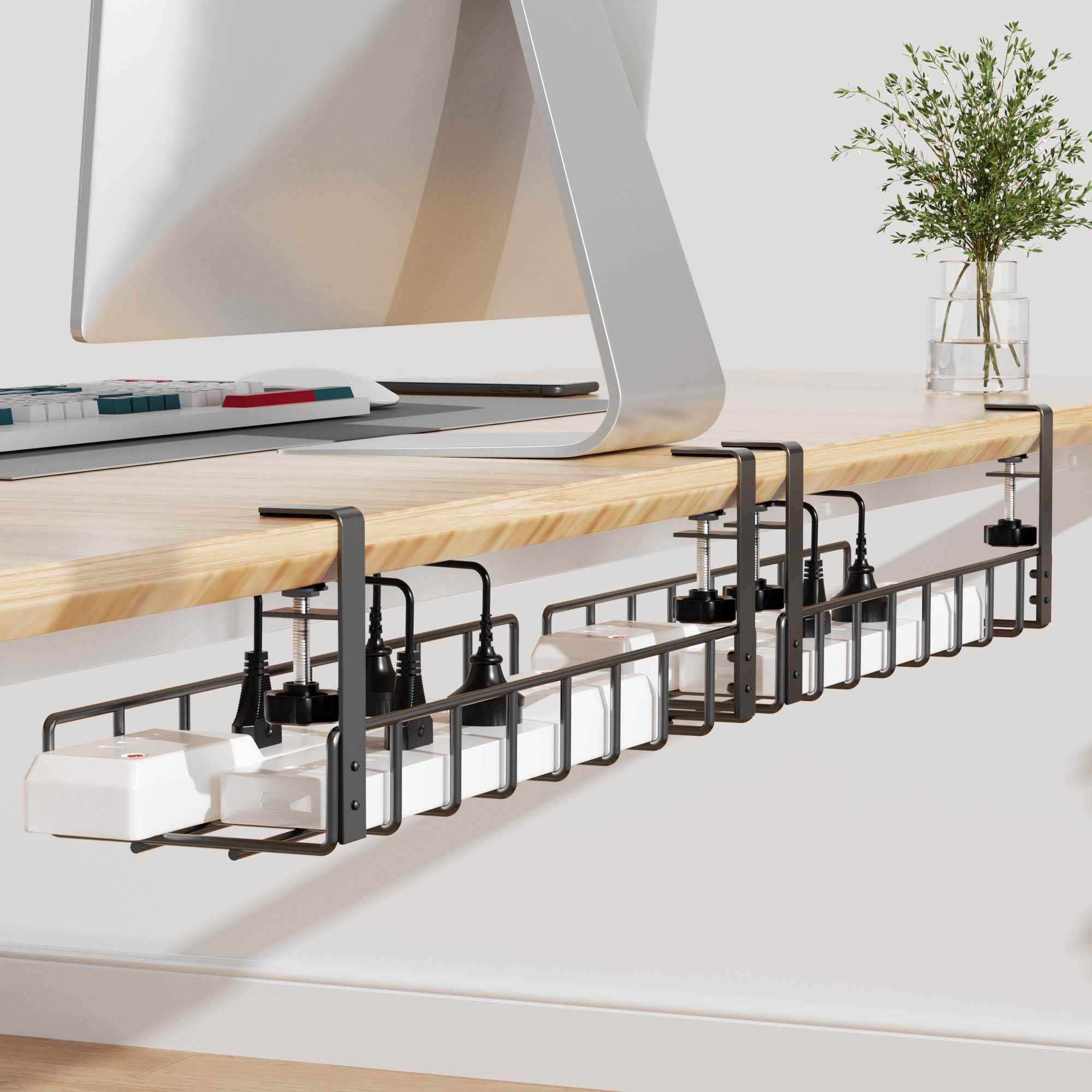Desk Mate Dual Cable Management Trays